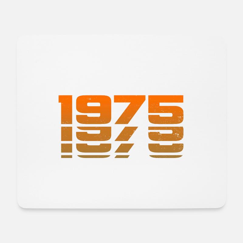 1975 Jahrgang Geburtsjahr - Mousepad (Querformat) - Weiß