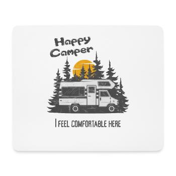 Camping-car, camping-car - Tapis de souris (format paysage) - blanc - Devant