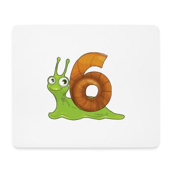 6th birthday girl boy 6 years gift - Mouse Pad (horizontal) - white - Front