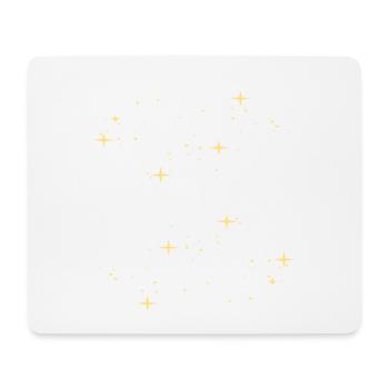Étoiles étoiles étoiles étoiles - Tapis de souris (format paysage) - blanc - Devant