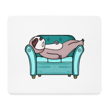 la paresse - Tapis de souris (format paysage) - blanc - Devant