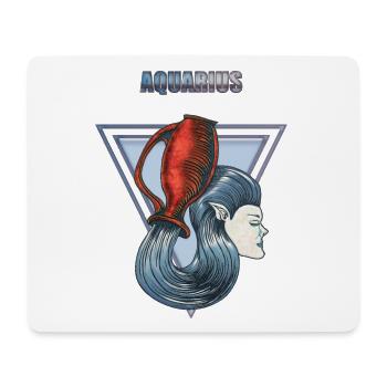Wassermann Sternzeichen - Mousepad (Querformat) - Weiß - Vorne