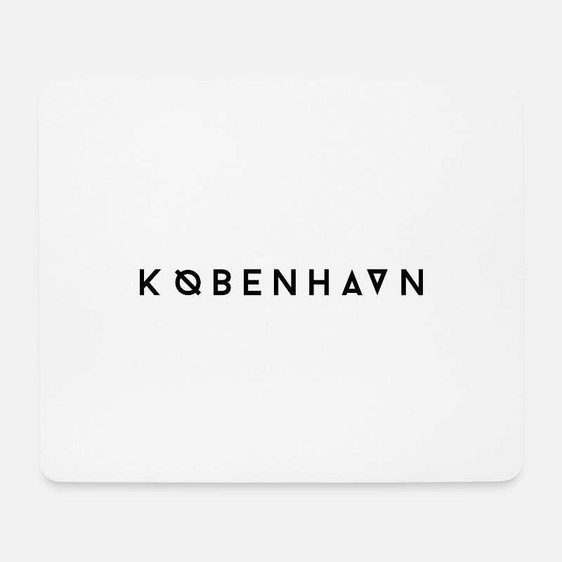 København / Copenhagen - Mouse Pad (horizontal) - white