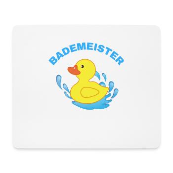 Bademeister - Mousepad (Querformat) - Weiß - Vorne