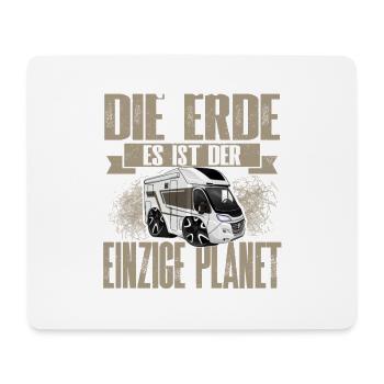 Campen Camping Wohnmobil Lustig - Mousepad (Querformat) - Weiß - Vorne
