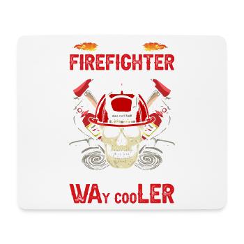 Fire department dad - Mouse Pad (horizontal) - white - Front