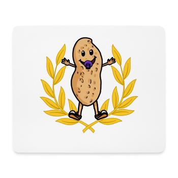 Lorbeerkranz Baby Erdnuss Geburt Geburtstag Kinder - Mousepad (Querformat) - Weiß - Vorne