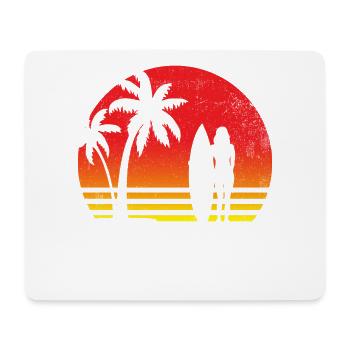 Surfen Surfer Vintage - Mousepad (Querformat) - Weiß - Vorne