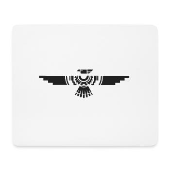 Geometrische Federikon - Mousepad (Querformat) - Weiß - Vorne