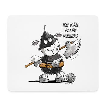 Henker Schaf I Scharfrichter I Sprüche - Mousepad (Querformat) - Weiß - Vorne