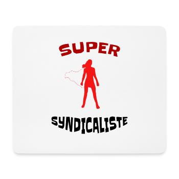Super Syndicaliste - Idée cadeau syndicalisme - Tapis de souris (format paysage) - blanc - Devant