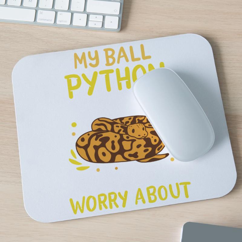 Boule Python Tapis de souris (format paysage)