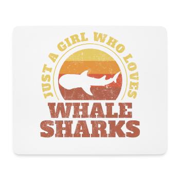 Walhai Meeresbiologe Walhai-Liebhaber - Mousepad (Querformat) - Weiß - Vorne