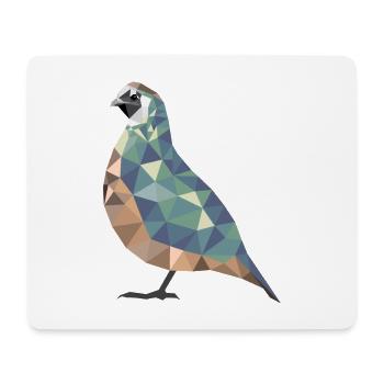 Polygon Quail Quail Breeder Quail Gift - Mouse Pad (horizontal) - white - Front