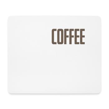 Kaffee - Mousepad (Querformat) - Weiß - Vorne