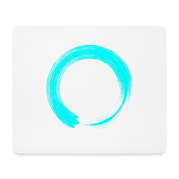 Kreis - Mousepad (Querformat) - Weiß - Vorne