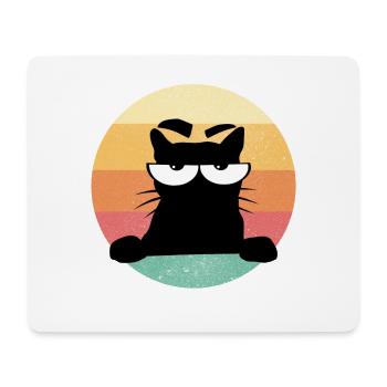 Cat No Buck Cat - Mouse Pad (horizontal) - white - Front