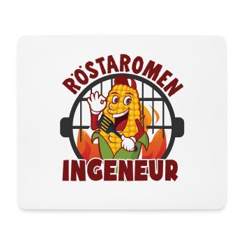 Röstaromen Ingenieur - Mousepad (Querformat) - Weiß - Vorne