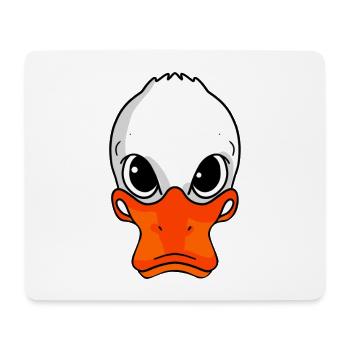 Canard méchant - Tapis de souris (format paysage) - blanc - Devant