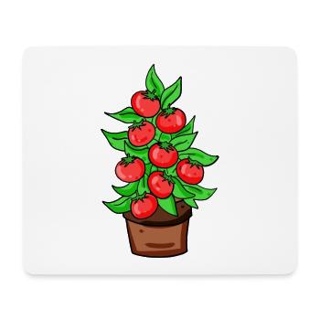 Tomato greenhouse garden gardener - Mouse Pad (horizontal) - white - Front