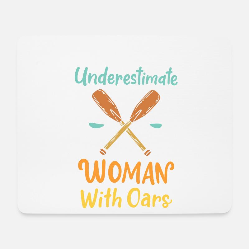 Rowing Rowing Rowers - Mouse Pad (horizontal) - white