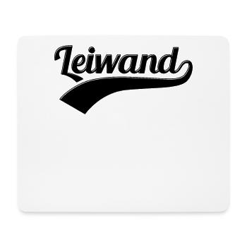 Leiwand Wiener Dialekt Großartig Toll Wienerisch - Mousepad (Querformat) - Weiß - Vorne