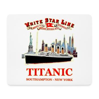DER GEIST DER TITANIC IN NEW YORK RUNEMBERG Adagp © - Mousepad (Querformat) - Weiß - Vorne