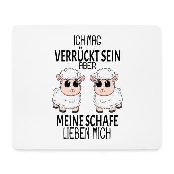 Schaf Schafe Spruch Geschenk - Mousepad (Querformat) - Weiß - Vorne