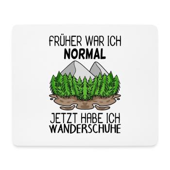 Berg Berge Wandern - Mousepad (Querformat) - Weiß - Vorne
