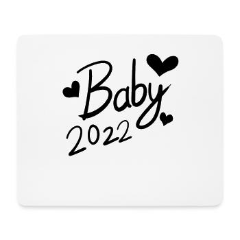 Baby 2022 - Neugeborenes 2022 Baby Geschenk - Mousepad (Querformat) - Weiß - Vorne