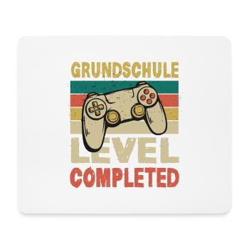 Grundschule Level 2026 Geschenk Gamer progamer - Mousepad (Querformat) - Weiß - Vorne