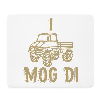 Unimog Fahrzeug SUV Laster ATV - Mousepad (Querformat) - Weiß - Vorne