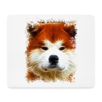 Akita - Mouse Pad (horizontal) - white - Front