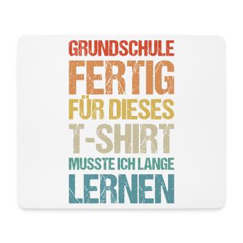 Einschulung 5.Klasse Grundschule Realschule Gymn - Mousepad (Querformat) - Weiß - Vorne