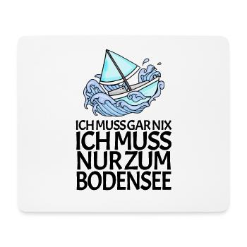 Bodensee - Mousepad (Querformat) - Weiß - Vorne