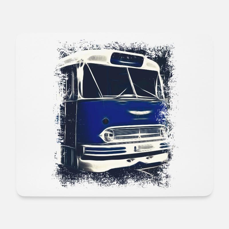 Ikarus 55 Bus - Mousepad (Querformat) - Weiß