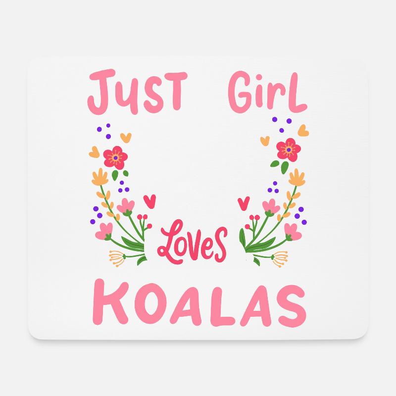 Koala Koala-Liebhaber - Mousepad (Querformat) - Weiß