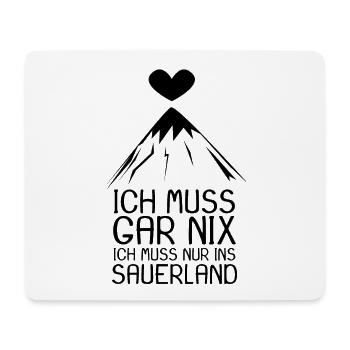 Sauerland Nordrhein-Westfalen - Mousepad (Querformat) - Weiß - Vorne