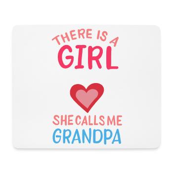 Opa Großvater Vatertag - Mousepad (Querformat) - Weiß - Vorne
