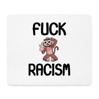 Gegen Rassismus - Mousepad (Querformat) - Weiß - Vorne