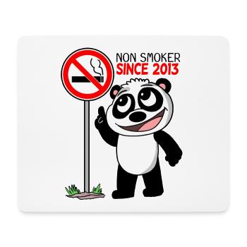 Non-fumeur Depuis 2013 Fumeurs Déclaration Cadeau - Tapis de souris (format paysage) - blanc - Devant