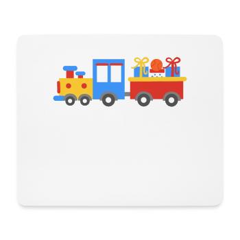 Zug Modelleisenbahn - Mousepad (Querformat) - Weiß - Vorne