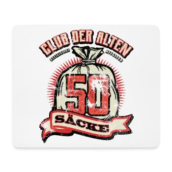Club Der Alten Säcke - 50. Geburtstag - lustig - Mousepad (Querformat) - Weiß - Vorne