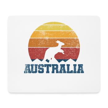 Australien Känguru - Mousepad (Querformat) - Weiß - Vorne