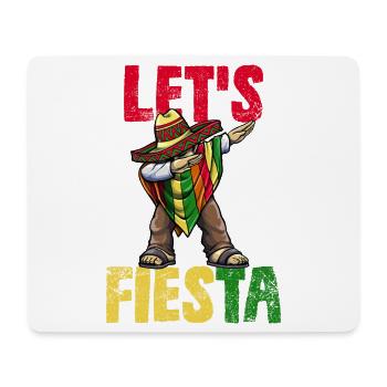 Cinco de Mayo Mexikaner Dabbing - Mousepad (Querformat) - Weiß - Vorne