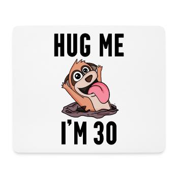 30 birthday - 30 years - hug - Mouse Pad (horizontal) - white - Front