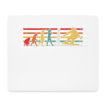 Snowboarder Snowboard - Mousepad (Querformat) - Weiß - Vorne