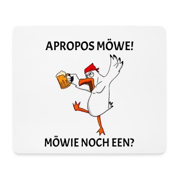 Plattdeutsch lustig - Mousepad (Querformat) - Weiß - Vorne