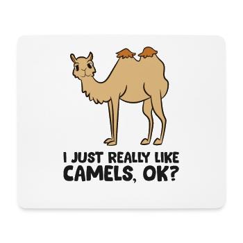 Camel Lover I Just Really Like Camels - Mouse Pad (horizontal) - white - Front