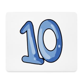 10 - Tapis de souris (format paysage) - blanc - Devant